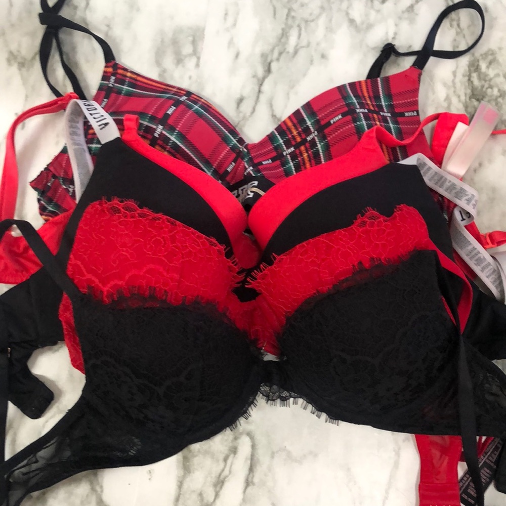 5 Victoria’s Secret and PINK bra bundle!!